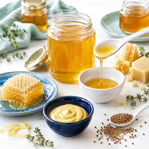 Subtil mariage de sauce moutarde miel pour sublimer vos produits de la ruche