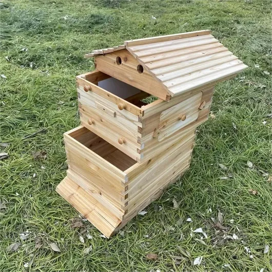 BoîTe à Ruches Ruche Automatique, boîte à Miel, Ruches en Bois pour Apiculteurs DéButants