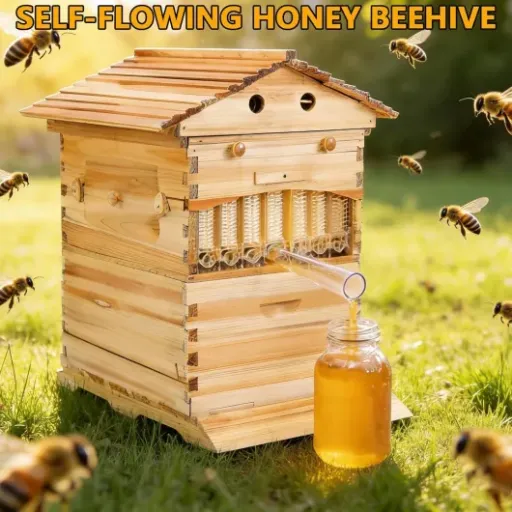 Test Auto Flow Hive Beehive Kit : une petite ruche de jardin sympa mais à prendre pour du vrai débutant
