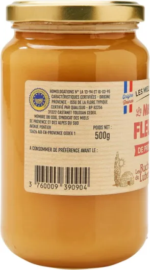 Miel de Fleurs de Provence IGP/Label Rouge 500 g (Lot de 2)