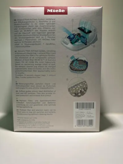 Miele Accessoires d'origine - HyClean Pure GN Lot de 4 sacs d'aspirateur + 2 filtres