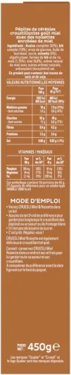 Cruesli Céréales Miel et Noisette - Lot de 6x450g