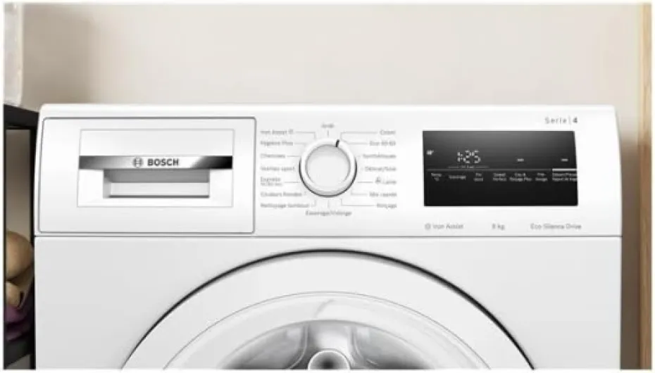 WAN28258FR, Série 4, Lave linge hublot, 8 kg, 1400 trs/min, Blanc Série 4 8kg Blanc - Wan28258fr