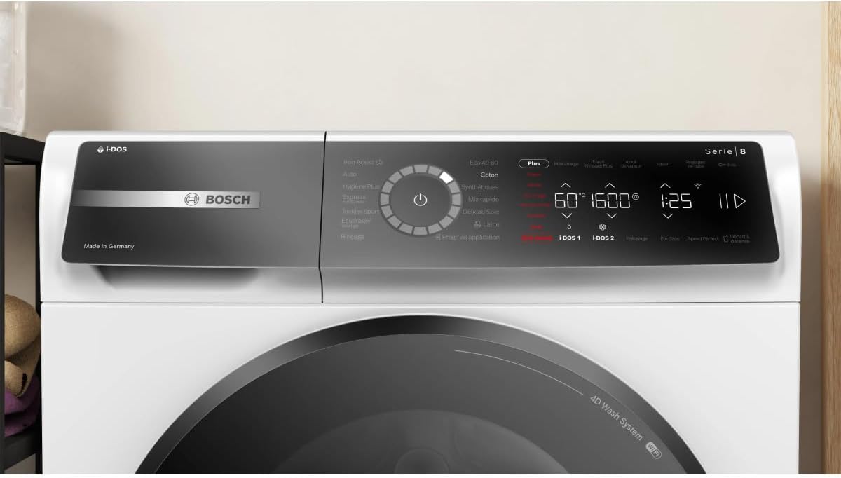 WGB256A2FR, Série 8, Lave-linge front, 10 kg, 1600 trs/min, Blanc Série 8 10kg Blanc - Wgb256a2fr