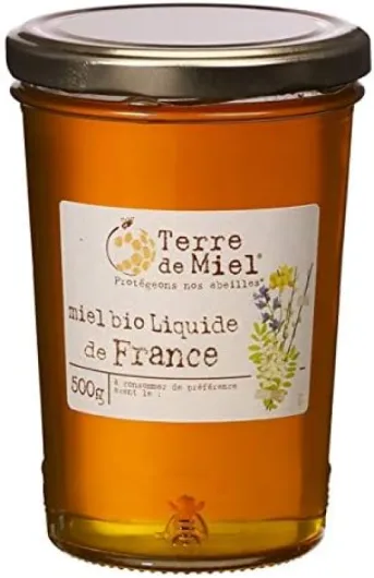 Terre de Miel - Miel liquide toutes fleurs origine France 500g - unité