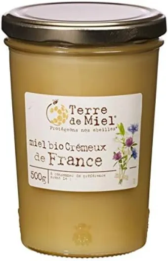 Terre De Miel - Miel Toutes Fleurs Crémeux Bio France 500G - Vendu par unité