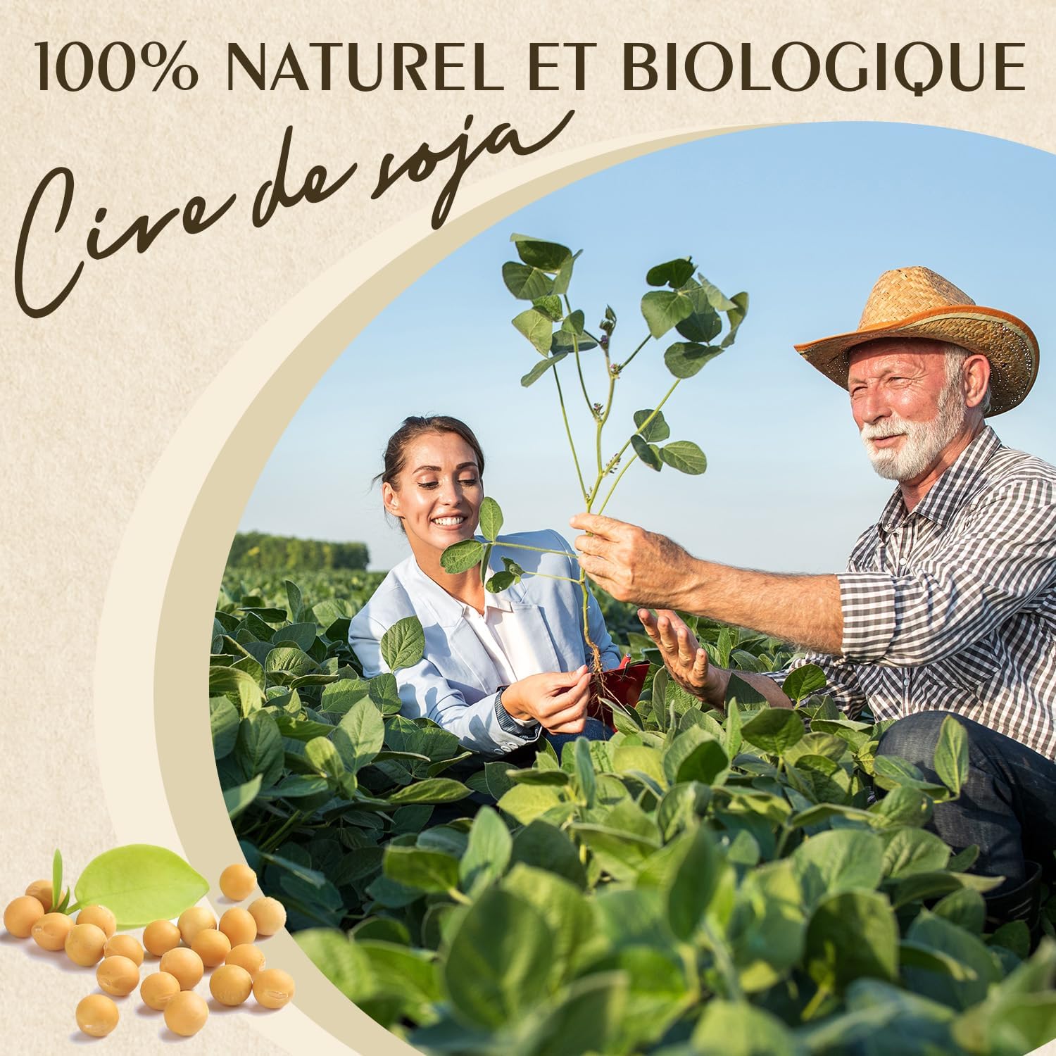 Cire de Soja pour Bougies 5kg, Cire Végétale Naturelle à Fondre pour la Création et Fabrication de Bougies Maison, 100% Écologique