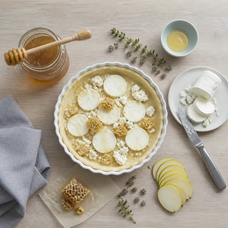 Tarte chèvre miel : sublimer votre miel de rucher comme un pro