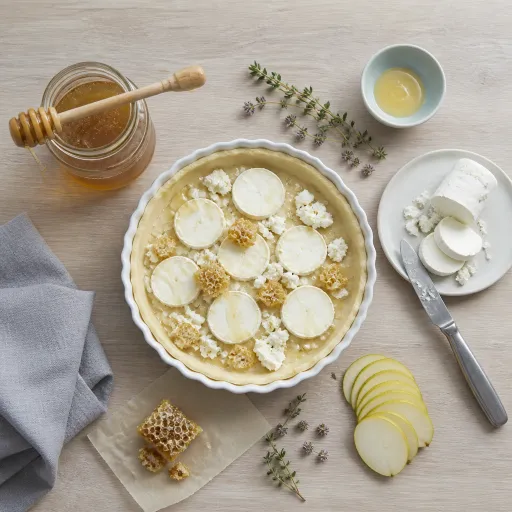 Tarte chèvre miel : sublimer votre miel de rucher comme un pro
