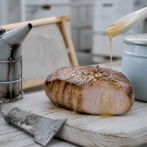 Filet mignon de porc au miel : recette apicole gourmande et matériel de rucher bien utilisé