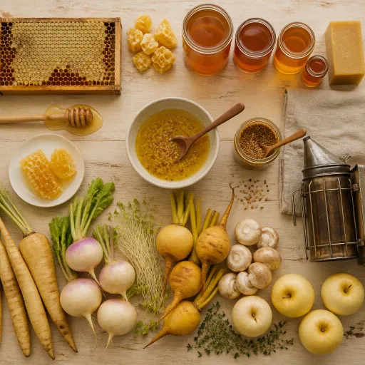Sublimer vos récoltes avec une vinaigrette au miel et à la moutarde digne de votre rucher